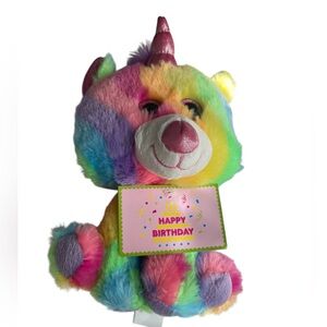 Happy Birthday Unicorn Plush